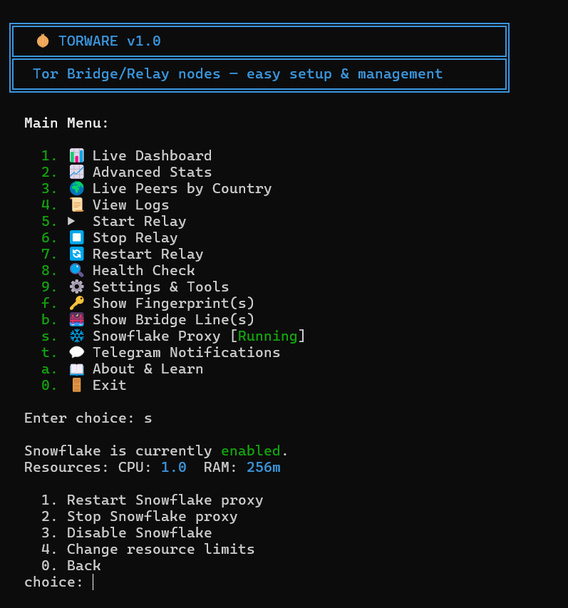 Main Menu